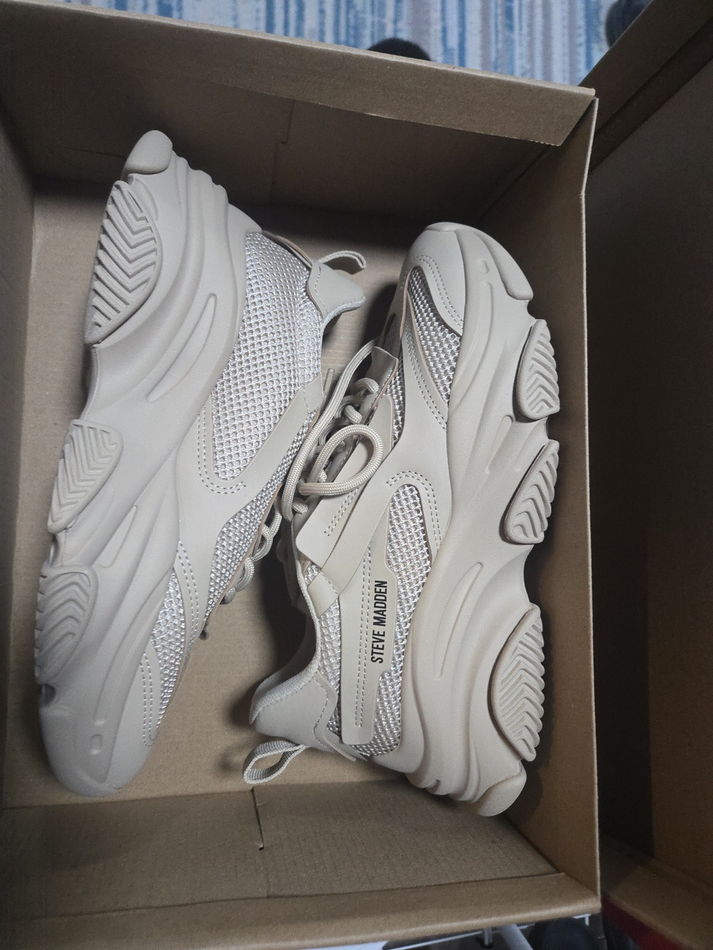 Steve Madden Tan Possession Sneakers